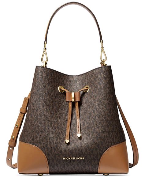 michael kors medium leather bucket bag|Michael Kors small bucket bag.